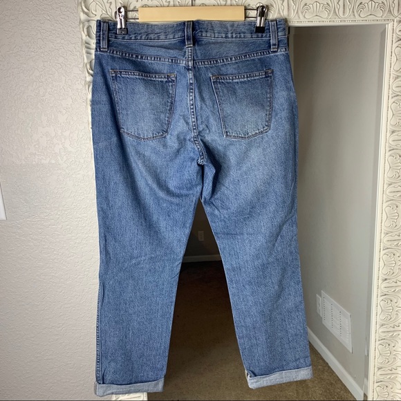 J. Crew Broken in Boyfriend Crop Jean Distressed - Picture 6 of 9